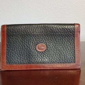 Dooney & Bourke Wallet Checkbook Cash Card Holder